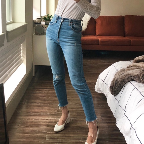 Levi's Denim - Levi's 501 Skinny - Distressed Jean